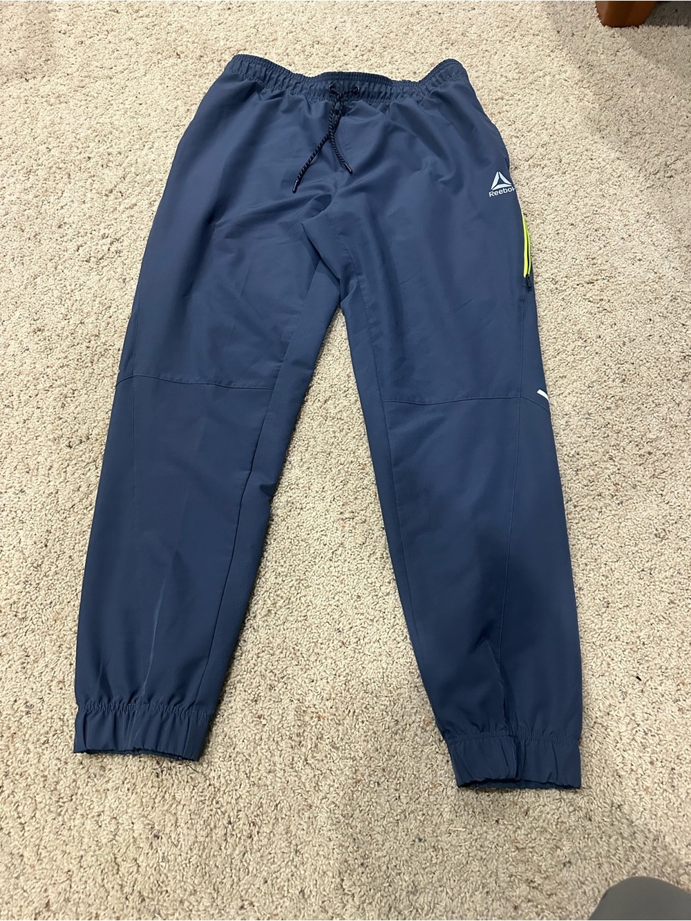 Reebok Navy Athletic Jogger Pants Men’s Large